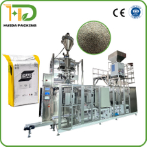 Welding Flux 10kg-25kg Fully Automatic Vacuum Packing Machine Sintered Flux Packaging Equipment for Powders and Granules Brick Bag Vacuum Packaging Deaerated Welded Machinery
